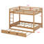Wood Bunk Bed With Ladder And Trundle-1554384500