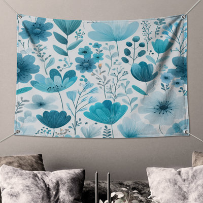 Floral Wall Tapestry -  Nature Wall Decor