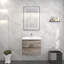 Ensemble de meuble-lavabo mural simple l 24 po Texola-88823374