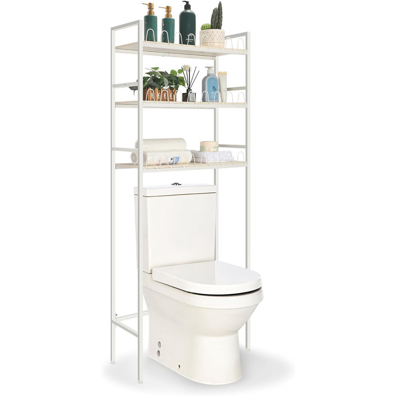 Rangement pour salle de bain Tasharn, Blanc