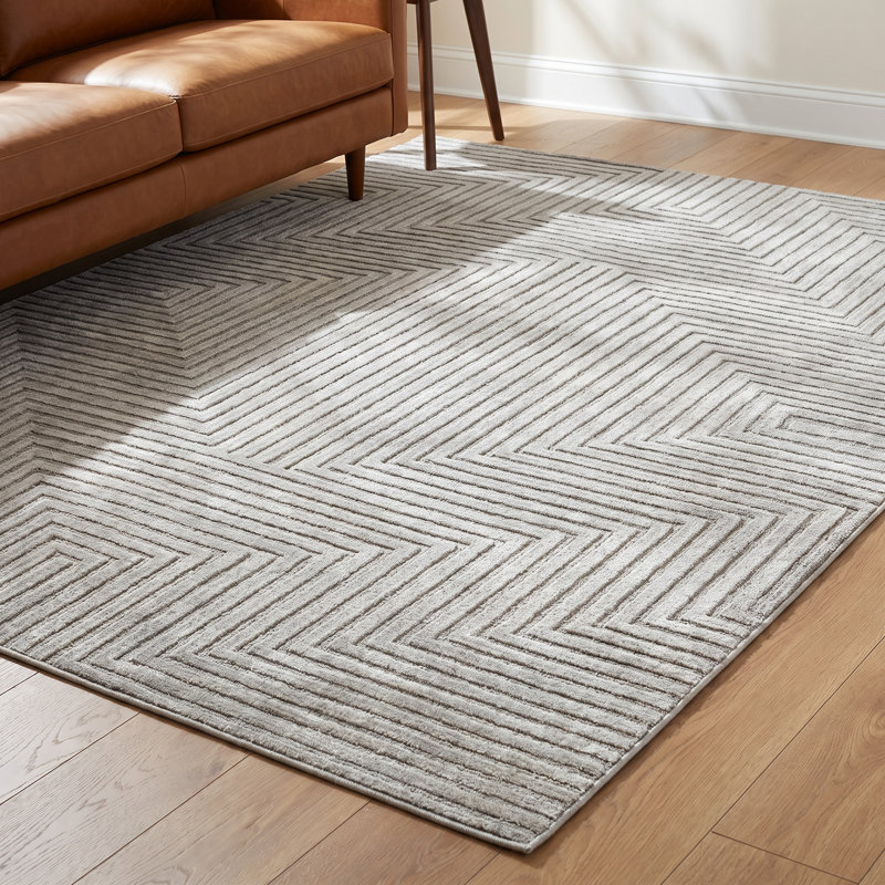 Balsham Geometric Indoor Rug, Rectangle 5'3" x 7'3"