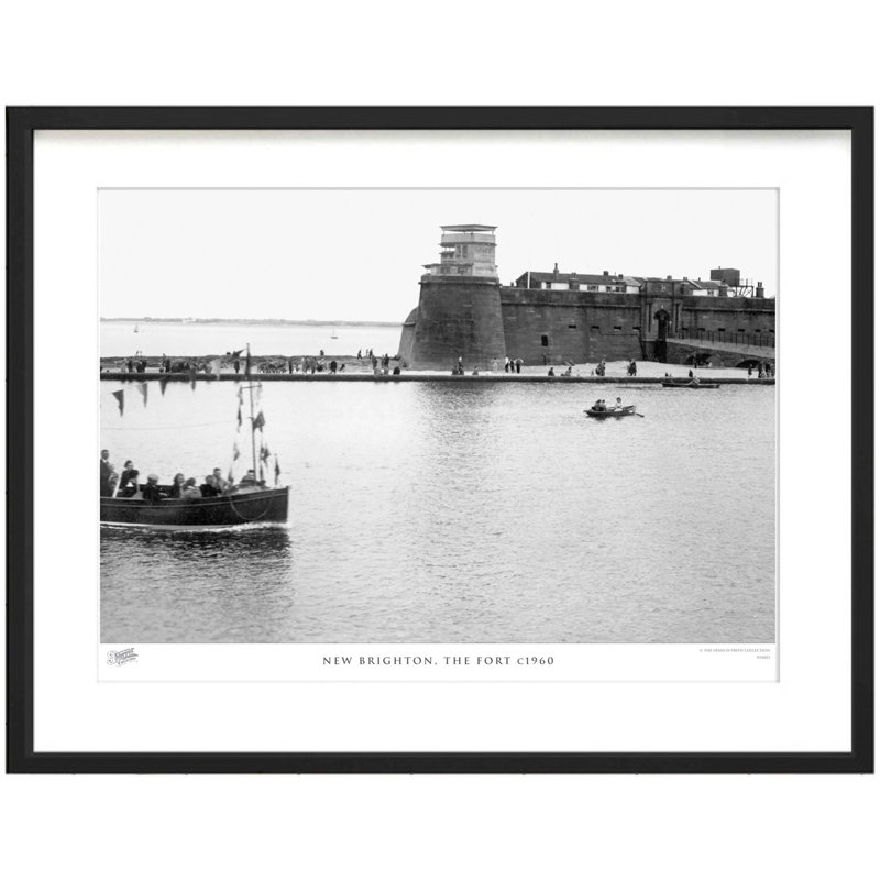 New Brighton, The Fort C1960 by Francis Frith - Single Picture Frame Print, 45cm H x 60cm W x 2.3cm D