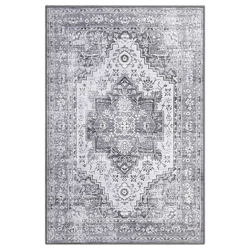 Mari Non-Slip Bath Rug, Grey