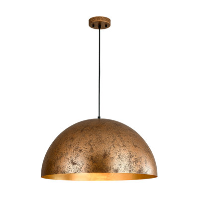 Industrial Oversized Large Metal Dome Pendant