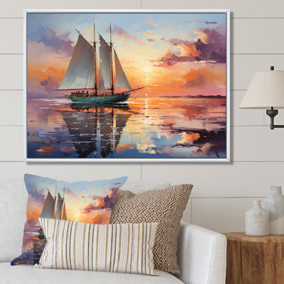 Volner voilier maritime, mélodie I sur toile