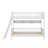 Wooden Bunk Bed In Twin Size, Comes With Three Storage Sections-1891859470