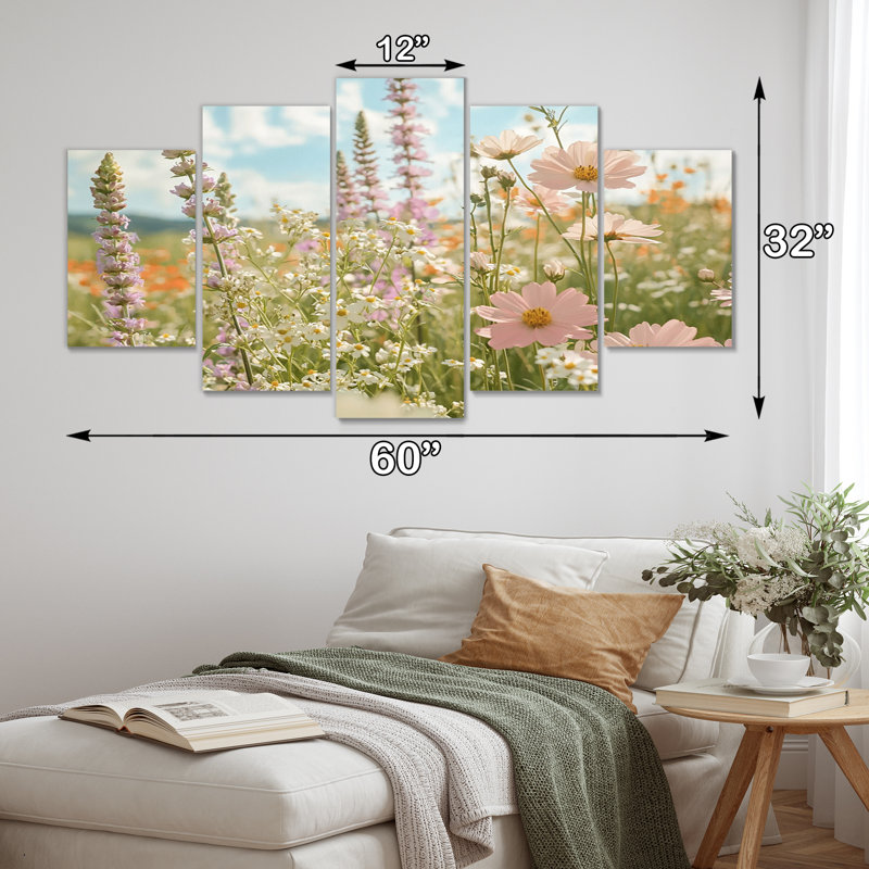 «Pink and Green Farm», ensemble de reproductions d'art mural