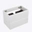 Armoire murale SANS lavabo, couleur blanche, avec deux tiroirs-126590526