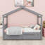 Lit en bois avec tiroirs-345080061
