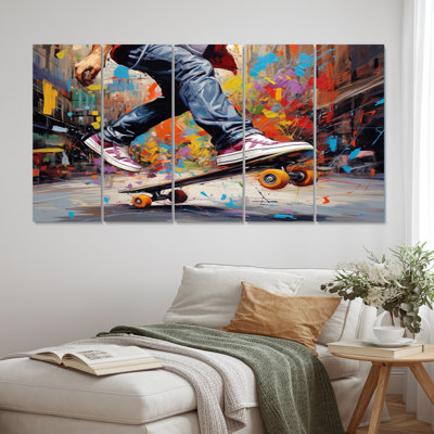 " Skateboard Street Fusion " 5 - Pieces