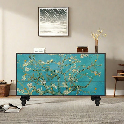 Six-drawer Storage Cabinet Sideboard Cabinet