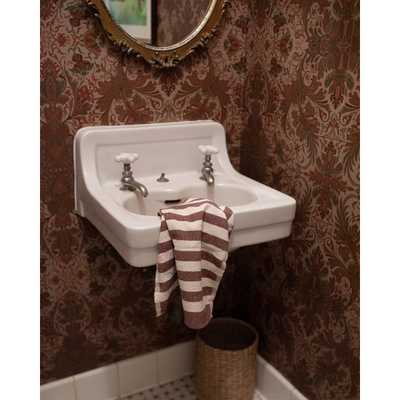 Chocolate Stripe Hand Towel