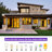  21'' 1-Light Outdoor Wall Sconce With Clear Glass Shade For Porch, Patio, Garage, And Entryway-977463642-977463645