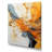 Orange Blue Line Art Abstract Expressionism On Canvas Print-385818769-385818777