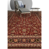 High-Quality Hand-Knotted Red Area Rug