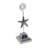 Pewter Starfish Menu/card Display