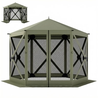 Tente d'extérieur avec abri de jardin