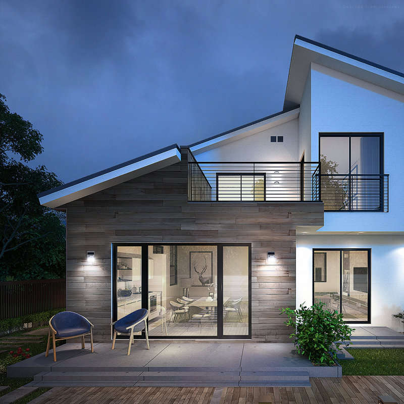 Le capteur de mouvement solaire allume le mur extérieur imperméable IP65 6500K blanc pur pour le patio de l'allée, Blanc