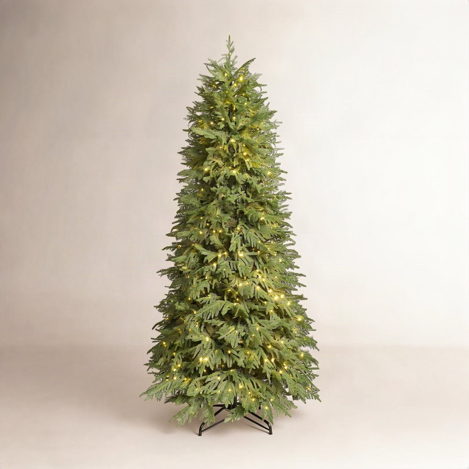 Pre-Lit Noble Fir Christmas Tree, 9' H