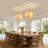 3-Light Natural Woven Tiered Chandelier, Boho Organic Modern Coastal Casual Style For Dining Room, Kitchen Island & Living Space-993724580