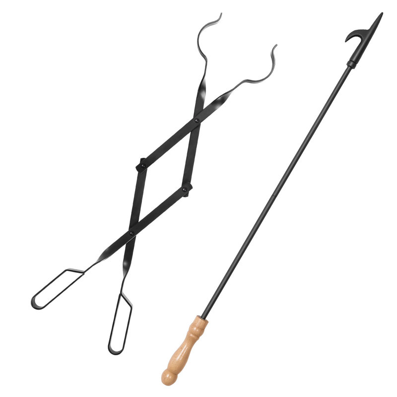 Ensemble d'outils de foyer en fer Abbo