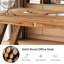 Solid Wood Executive Desk