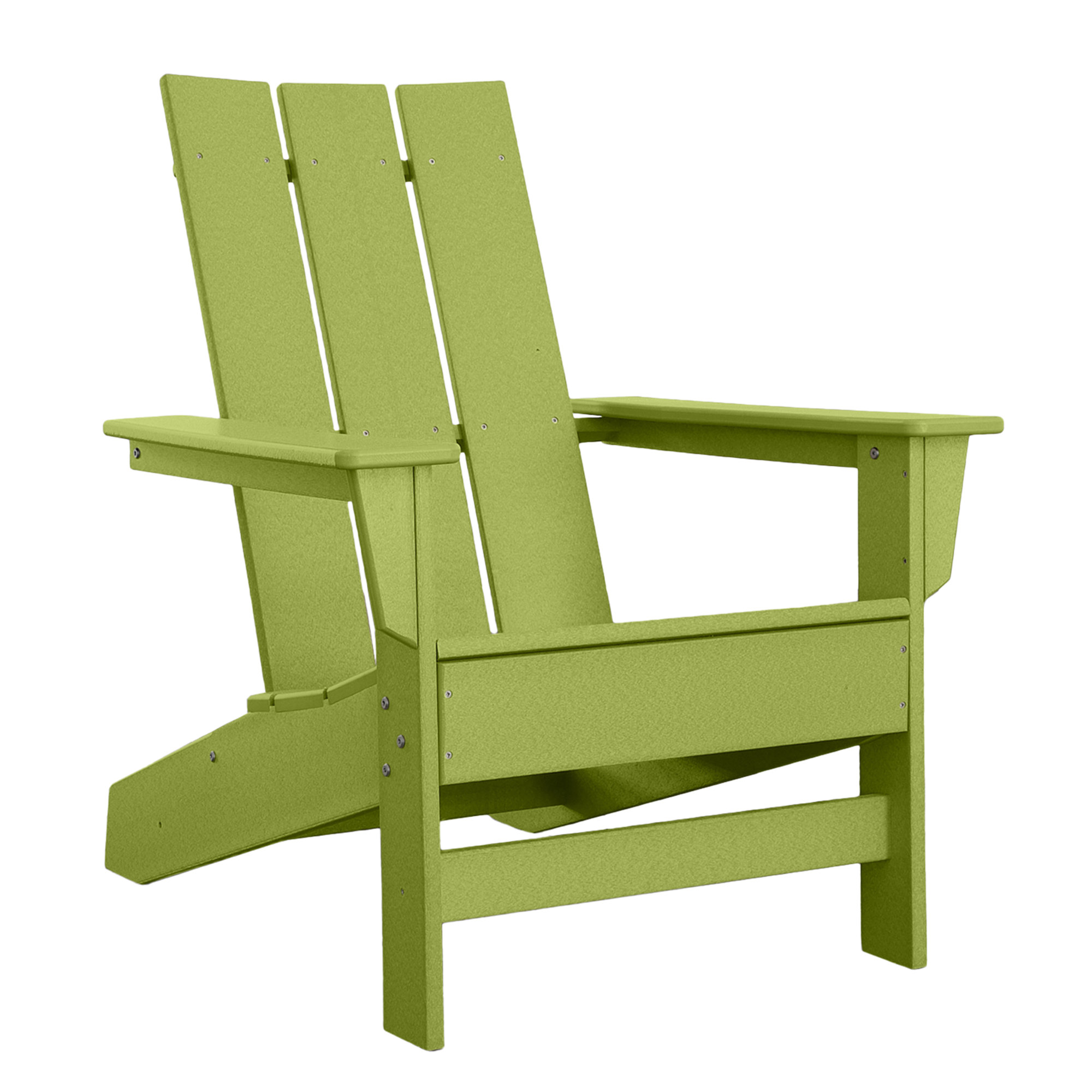 Ratcliff All-Weather HDPE Adirondack Chair, Lime Green