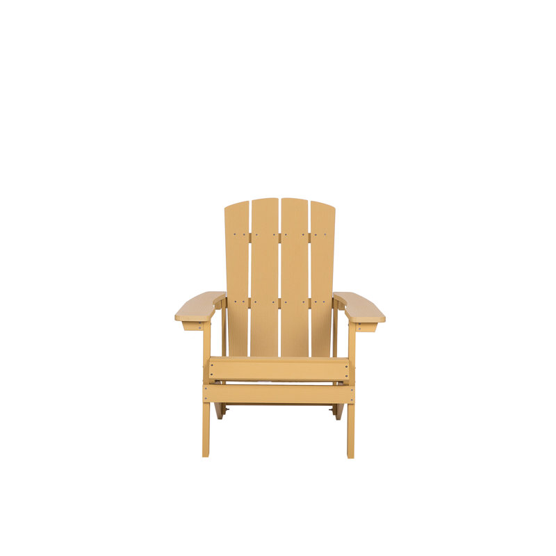 Calais Outdoor Adirondack Chair, Yellow