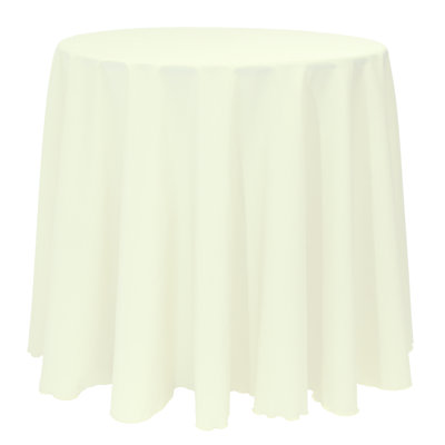 10 Pack Round Polyester Linen Tablecloth