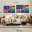 Drapeau «USA Flag Pride Canvas Print» sur-170153645