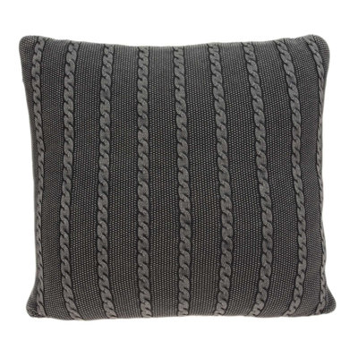 Parkland Collection Chico Charcoal Throw Pillow