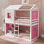 Lit simple superposé en bois avec tente-1990803166-1990803153