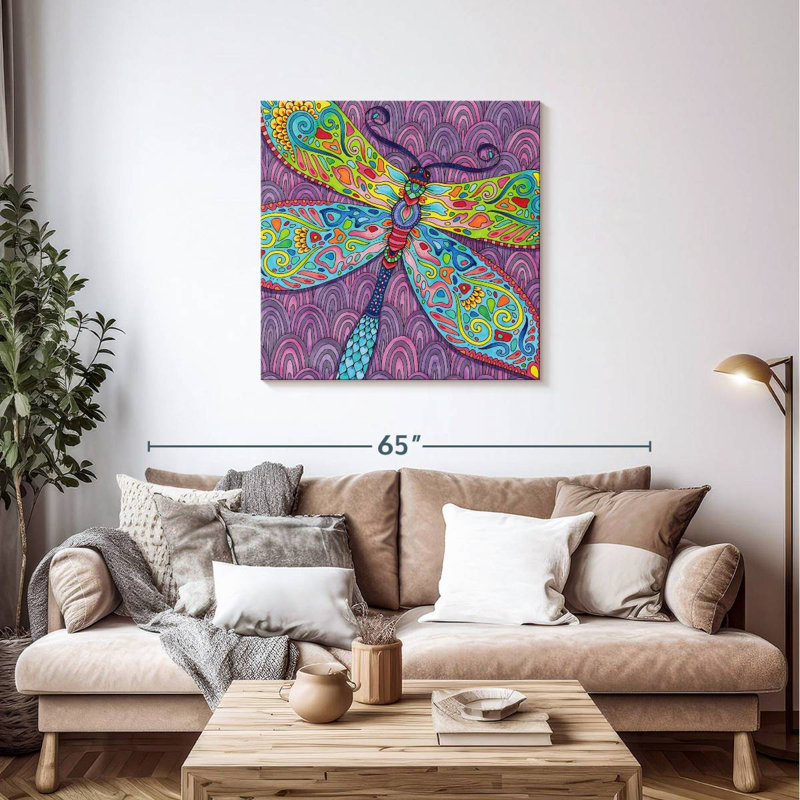 Brampt Winged Things, couleur I, H 36 po x l 36 po