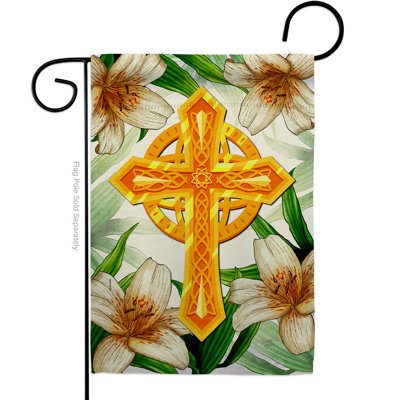 Drapeau de jardin en polyester à 2 faces