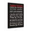 Family Rules - Wrapped Canvas Print-1380083029