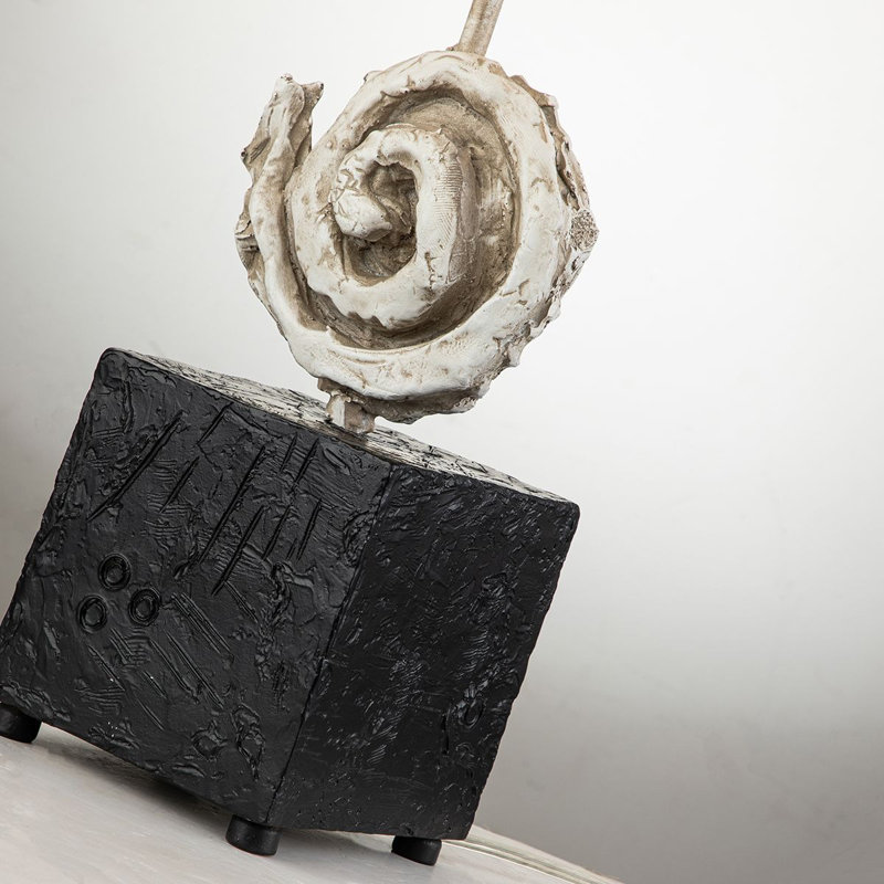 Swirl Table Lamp, White