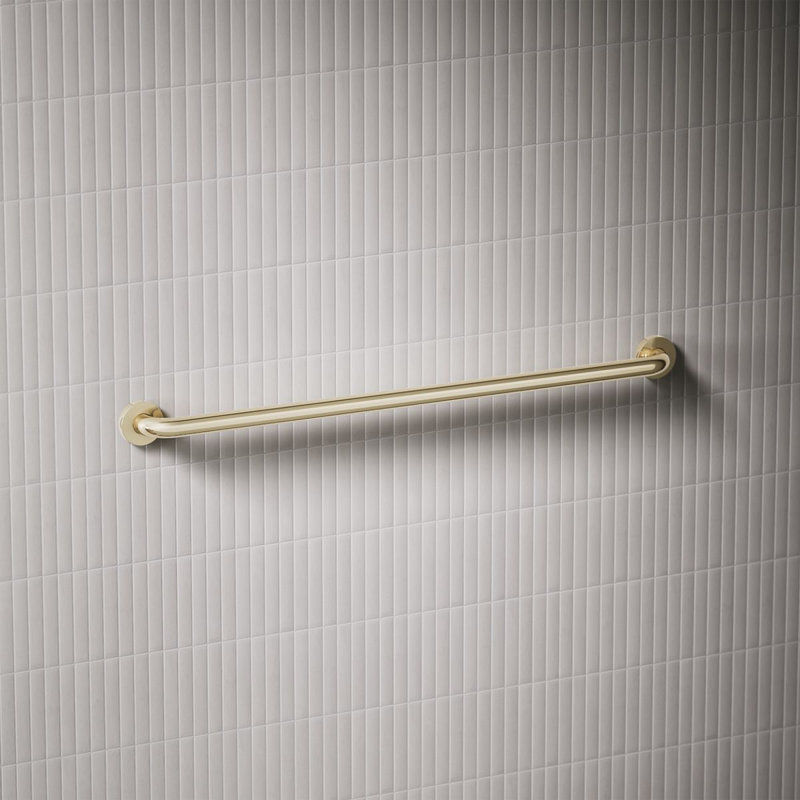 Contemporary Grab Bar, Vibrant French Gold, 36"W