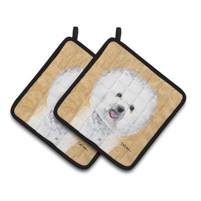 Bichon frisé de Winston porter pour essuyer vos pattes