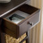 Table de bout en bois massif avec rangement Painswick-499967254