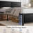 Laurea Steel 3 Piece Bedroom Set, Modern Farmhouse Platform Bed Frame with 2 Nightstands, Rustic Black Full Size Bedroom Furniture Set, No Box Spring Needed-1962201644-1962201647