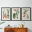 Turpin Tropical Botanicals I - Toile tendue avec châssis sur mesure - 3 pièces-846152582-846152576