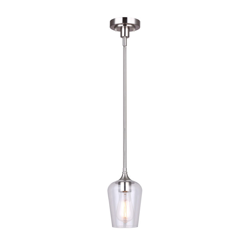 Luminaire suspendu en forme de cloche à 1 lumière