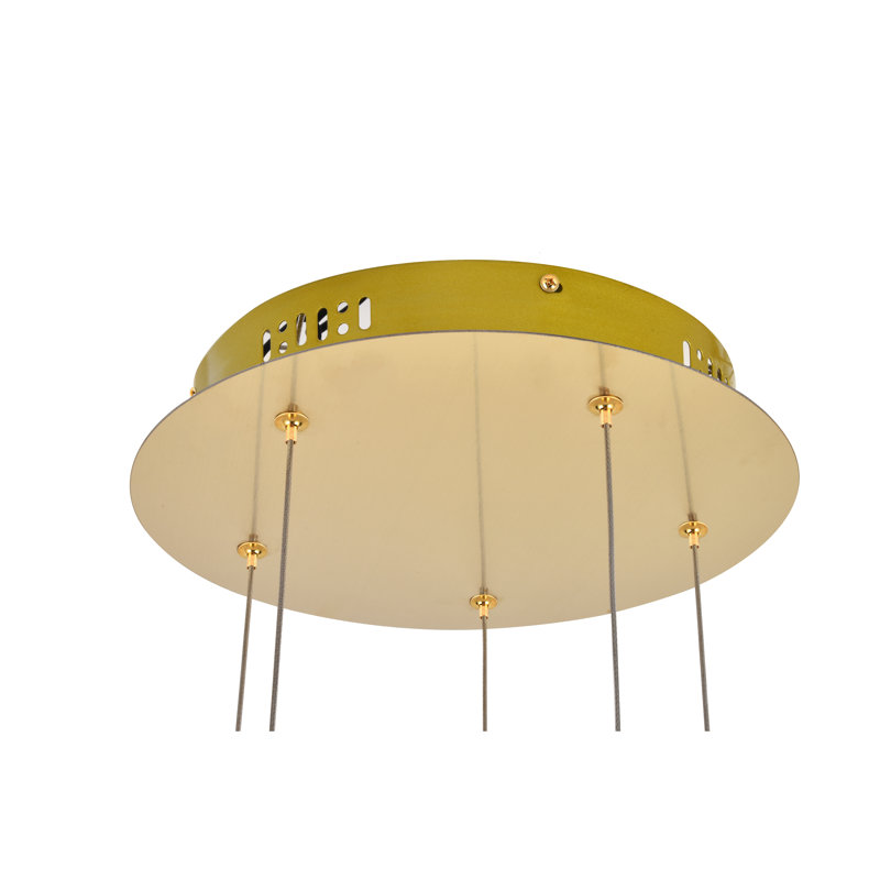 Alfee 5 - Light LED Cluster Pendant, Gold
