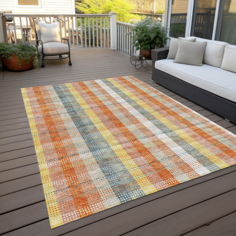  Chayden Area Rug with Non-Slip Backing, Rectangle 5' x 7'6"