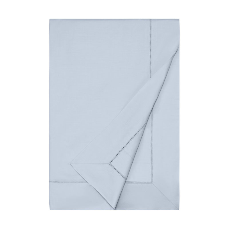 Perla Egyptian-Quality Cotton Duvet Cover, California King Duvet Cover, Ivory