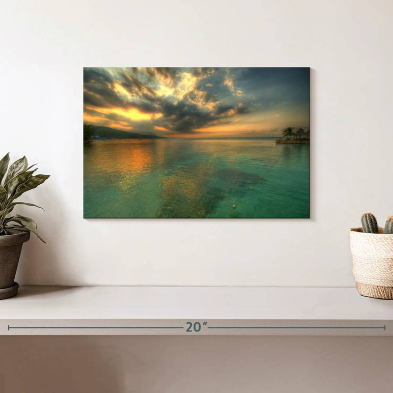 Gillard Ocho Rios Beach Sunset, H 8 po x l 12 po