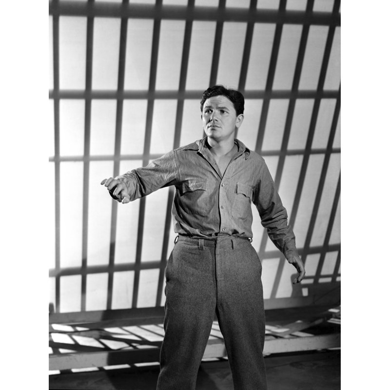 John Garfield: Castle on the Hudson - photographie non encadrée, H 10 po x l 8 po
