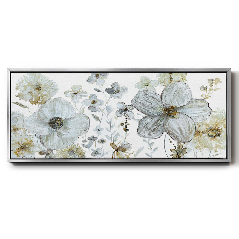Garden Glitter III - toile encadrée, H 8 po x l 20 po