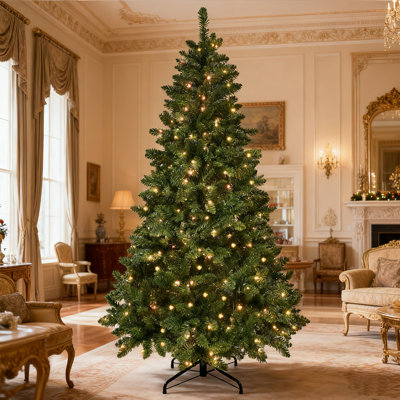 Arbre de Noël à DEL intelligent 9 pi avec 9 lumières à DEL RVB et synchro musicale