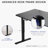 VIVO Single Motor Electric Desk with Push Button Memory Controller-112376706-97735801